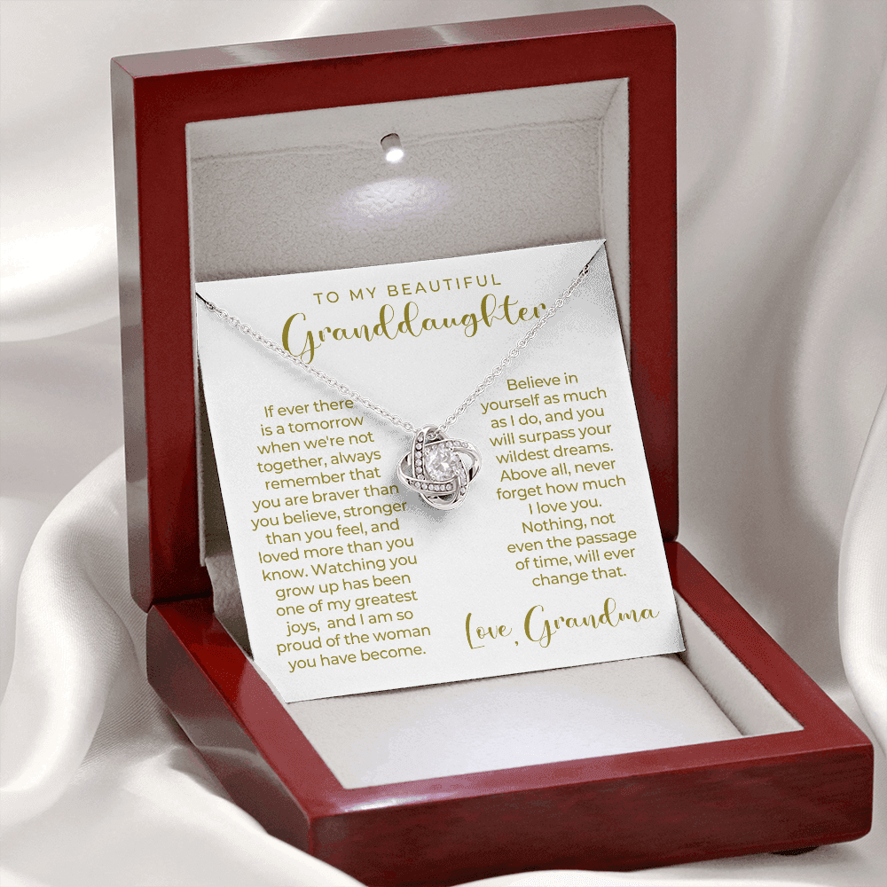Granddaughter Gift | Believe Necklace 0547T1
