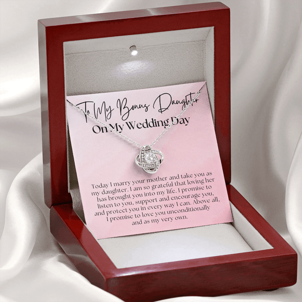 Stepdaughter Wedding Gift | Promise Necklace 0550T9
