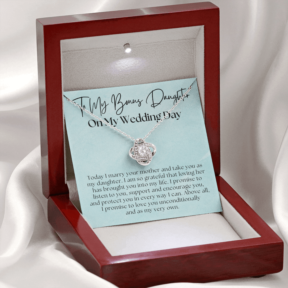 Stepdaughter Wedding Gift | Promise Necklace 0550T10