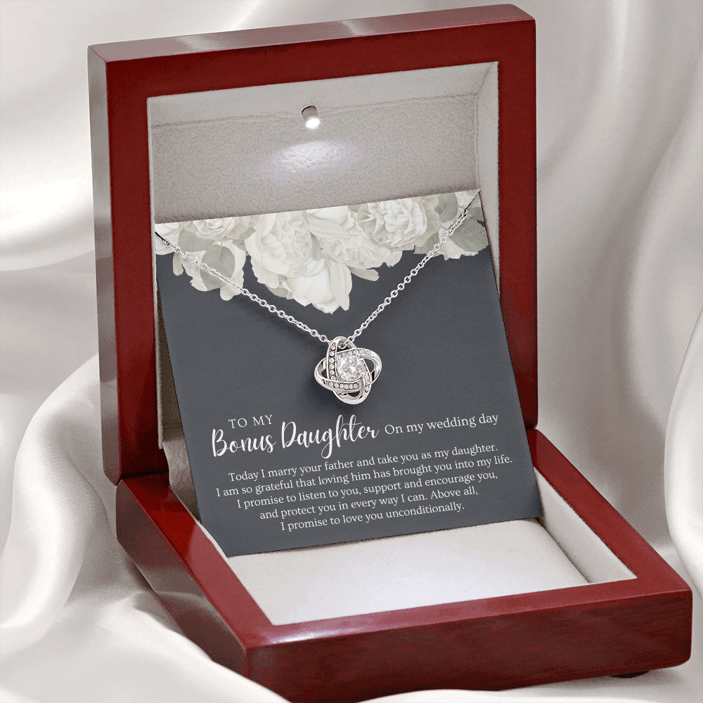 Stepdaughter Wedding Gift | Promise Necklace 0551T1