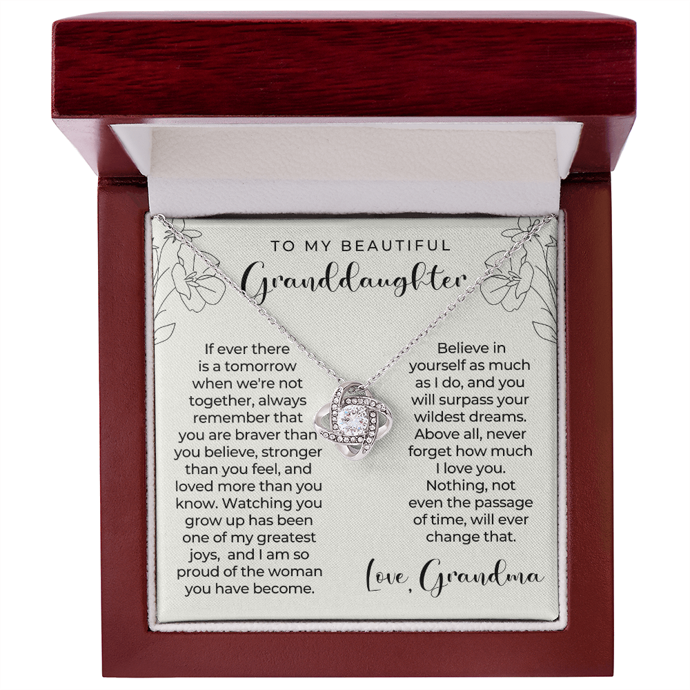 Granddaughter Gift | Believe Necklace 0547T11