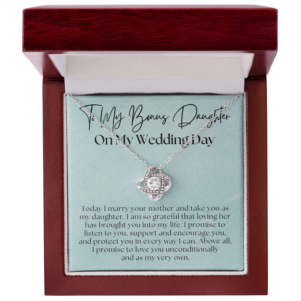 Stepdaughter Wedding Gift | Promise Necklace 0550T10