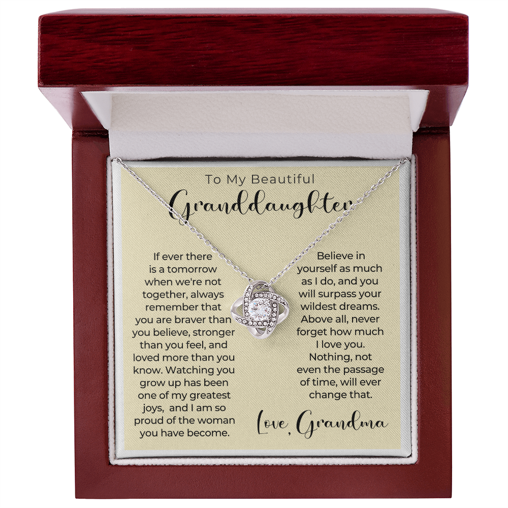 Granddaughter Gift | Believe Necklace 0547T6