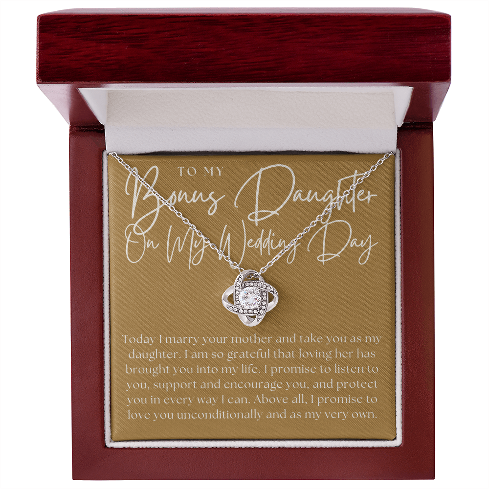 Stepdaughter Wedding Gift | Promise Necklace 0550T7