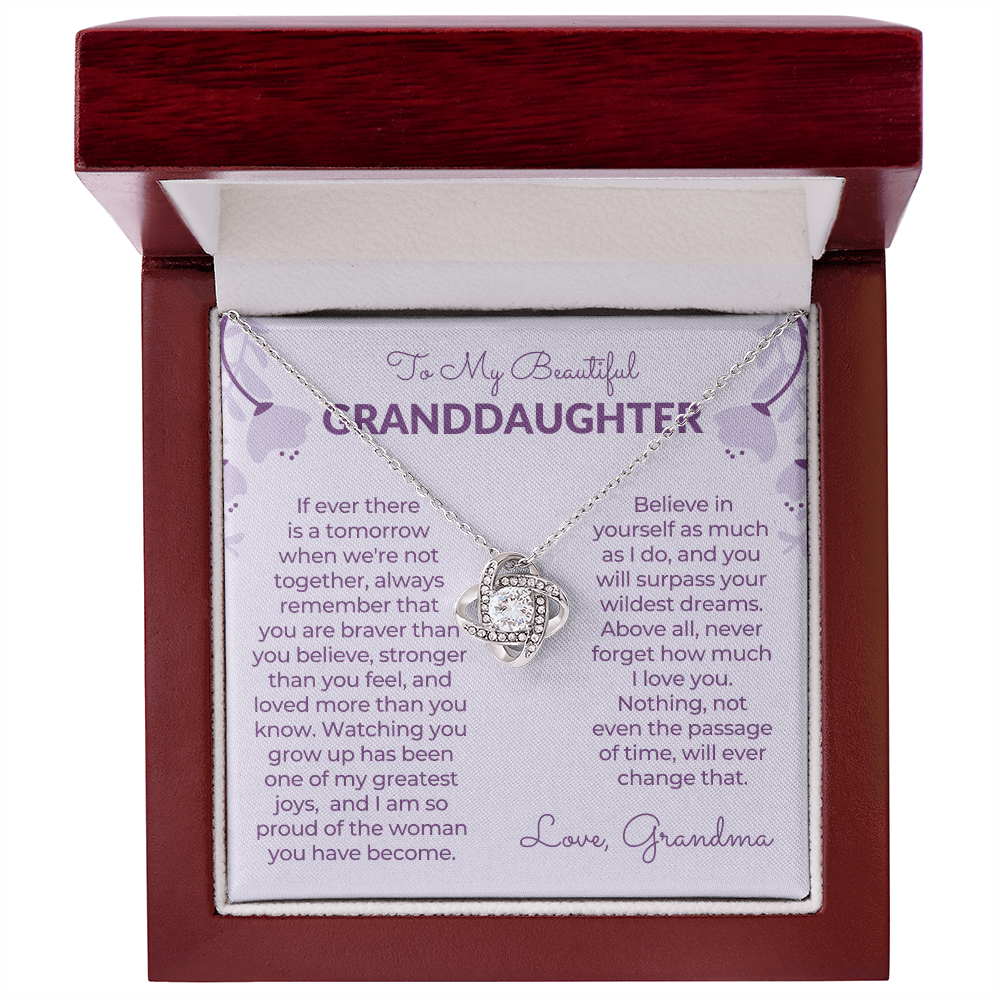 Granddaughter Gift | Believe Necklace 0547T7