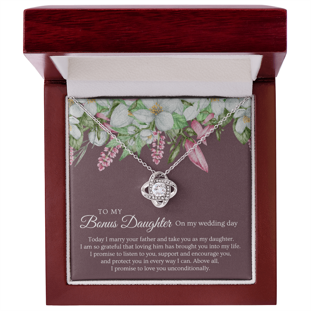 Stepdaughter Wedding Gift | Promise Necklace 0551T3