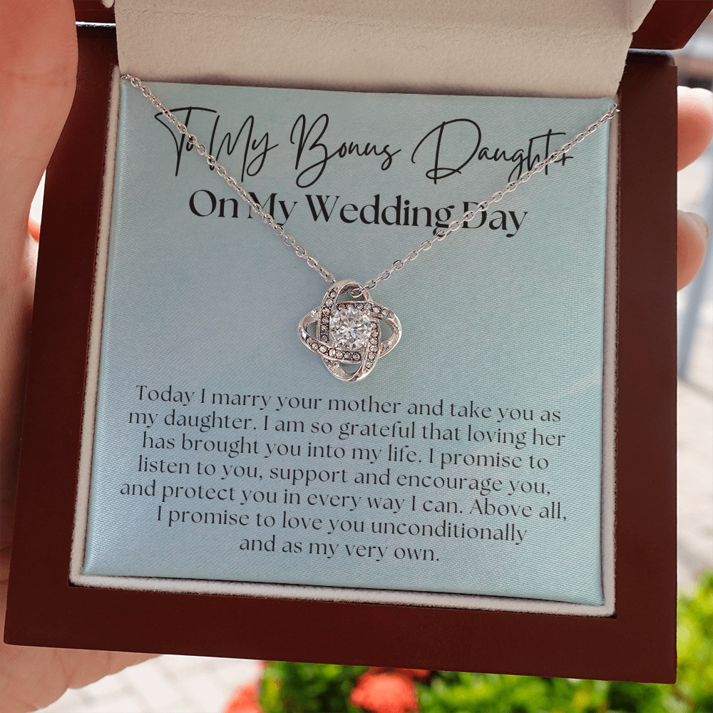 Stepdaughter Wedding Gift | Promise Necklace 0550T10