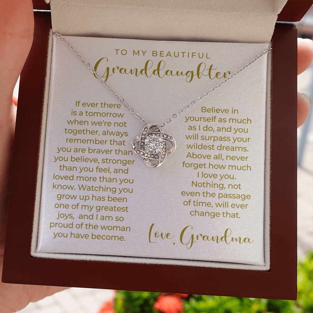 Granddaughter Gift | Believe Necklace 0547T1