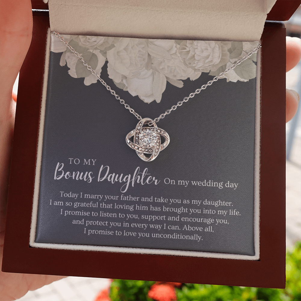 Stepdaughter Wedding Gift | Promise Necklace 0551T1