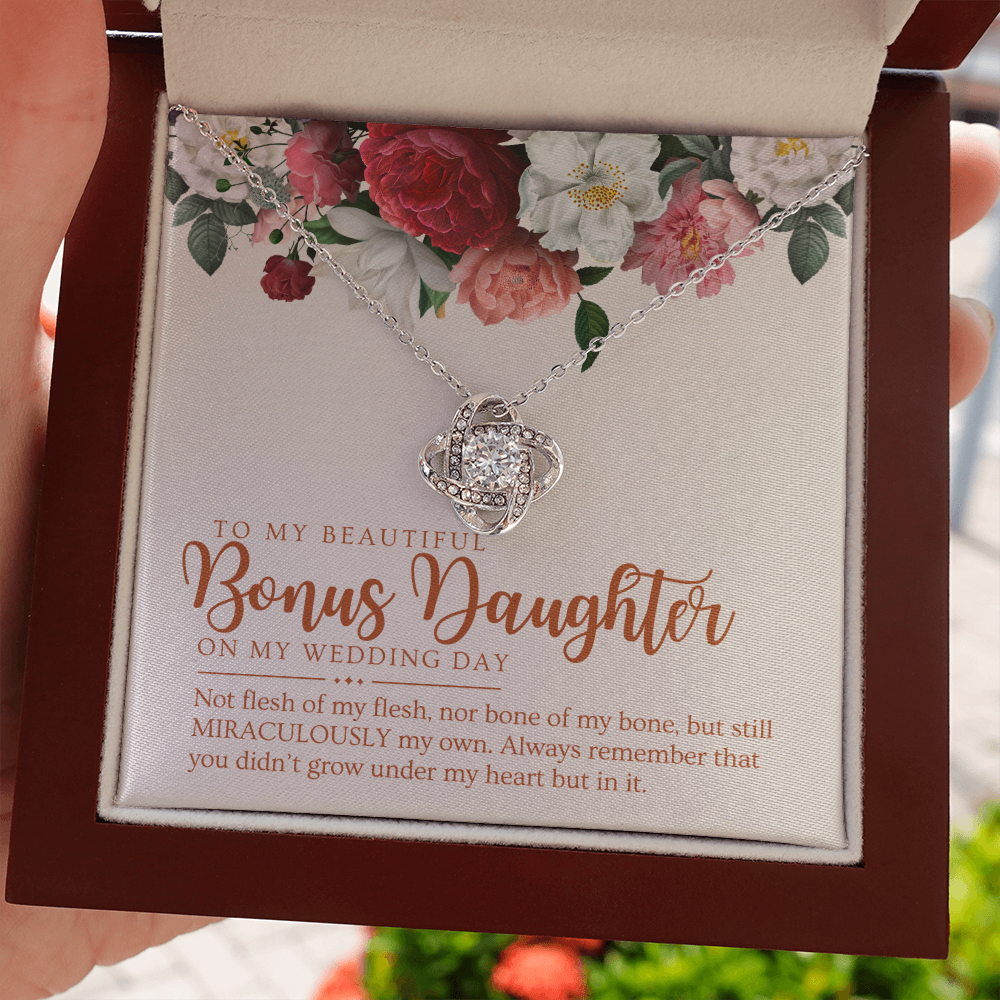 Stepdaughter Wedding Gift | In My Heart Necklace 0554T7
