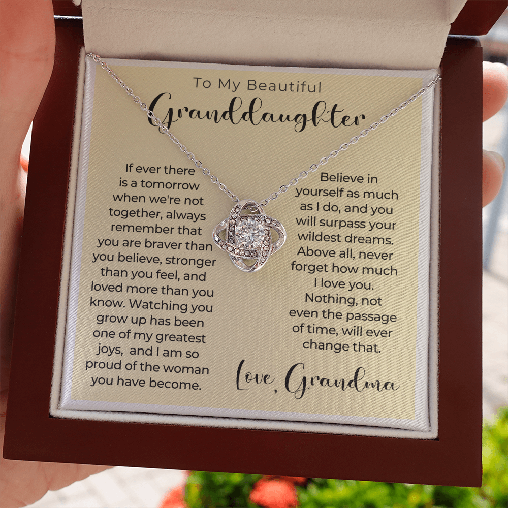 Granddaughter Gift | Believe Necklace 0547T6