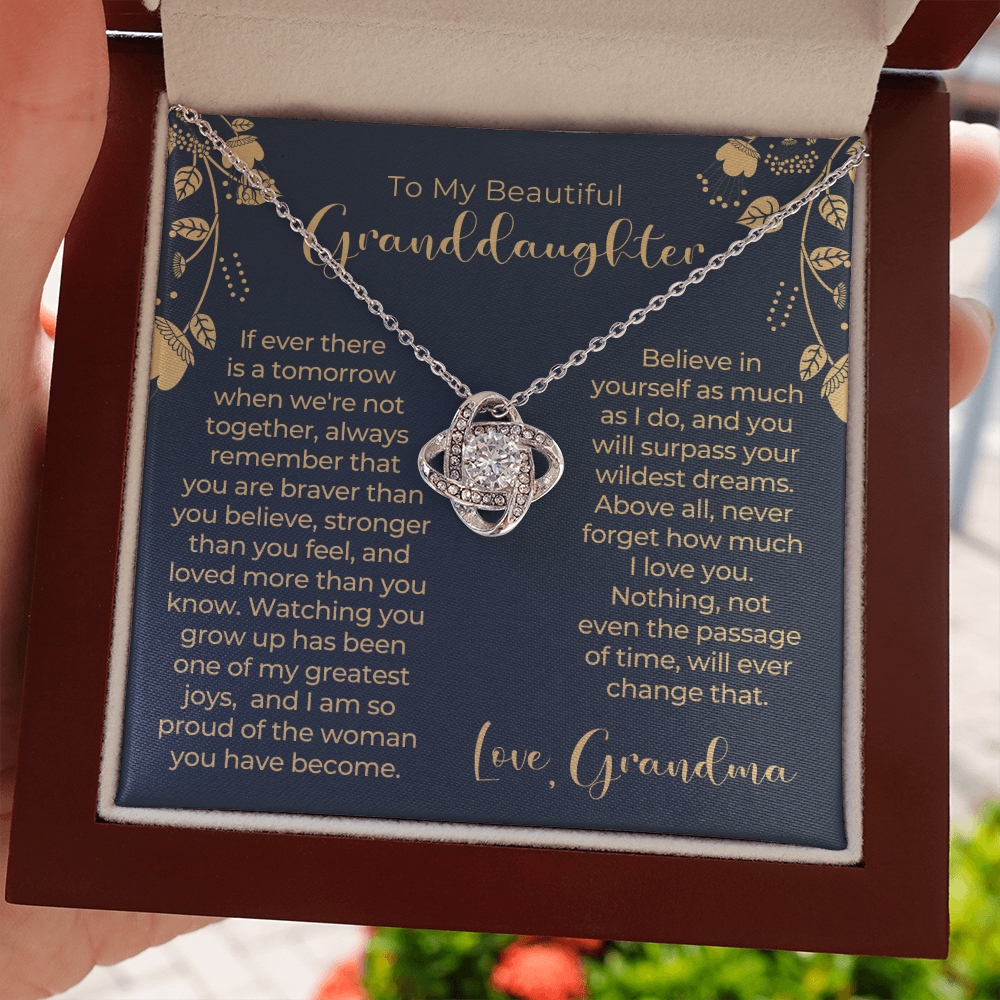 Granddaughter Gift | Believe Necklace 0547T13