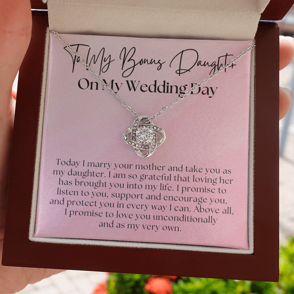 Stepdaughter Wedding Gift | Promise Necklace 0550T9