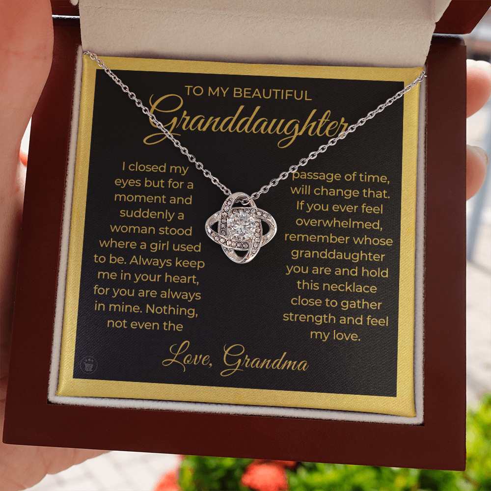 Granddaughter Gift | In My Heart Necklace 0544T15