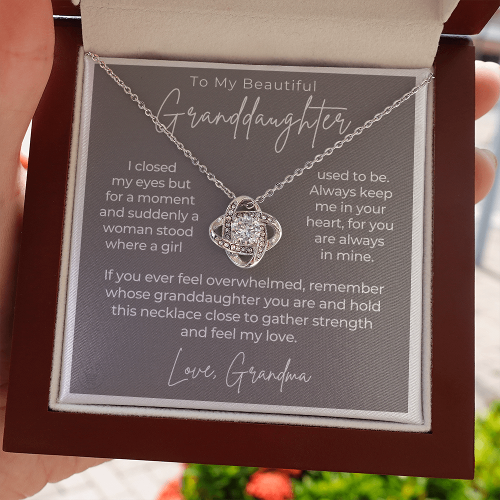 Granddaughter Gift | In My Heart Necklace 0544T6