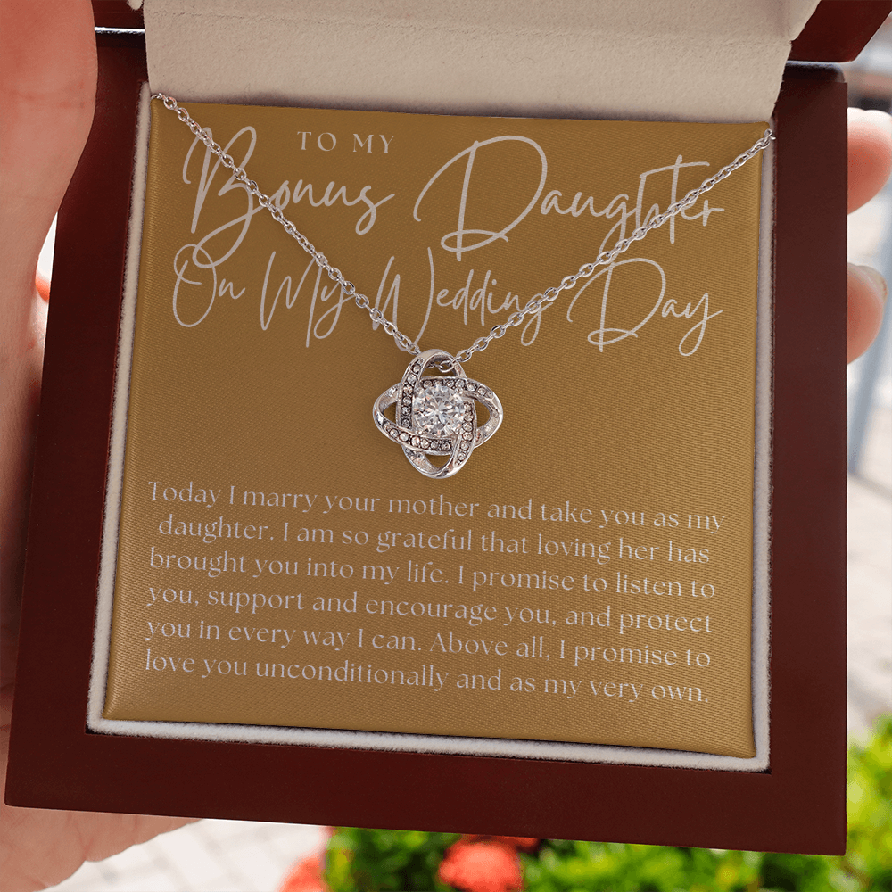 Stepdaughter Wedding Gift | Promise Necklace 0550T7