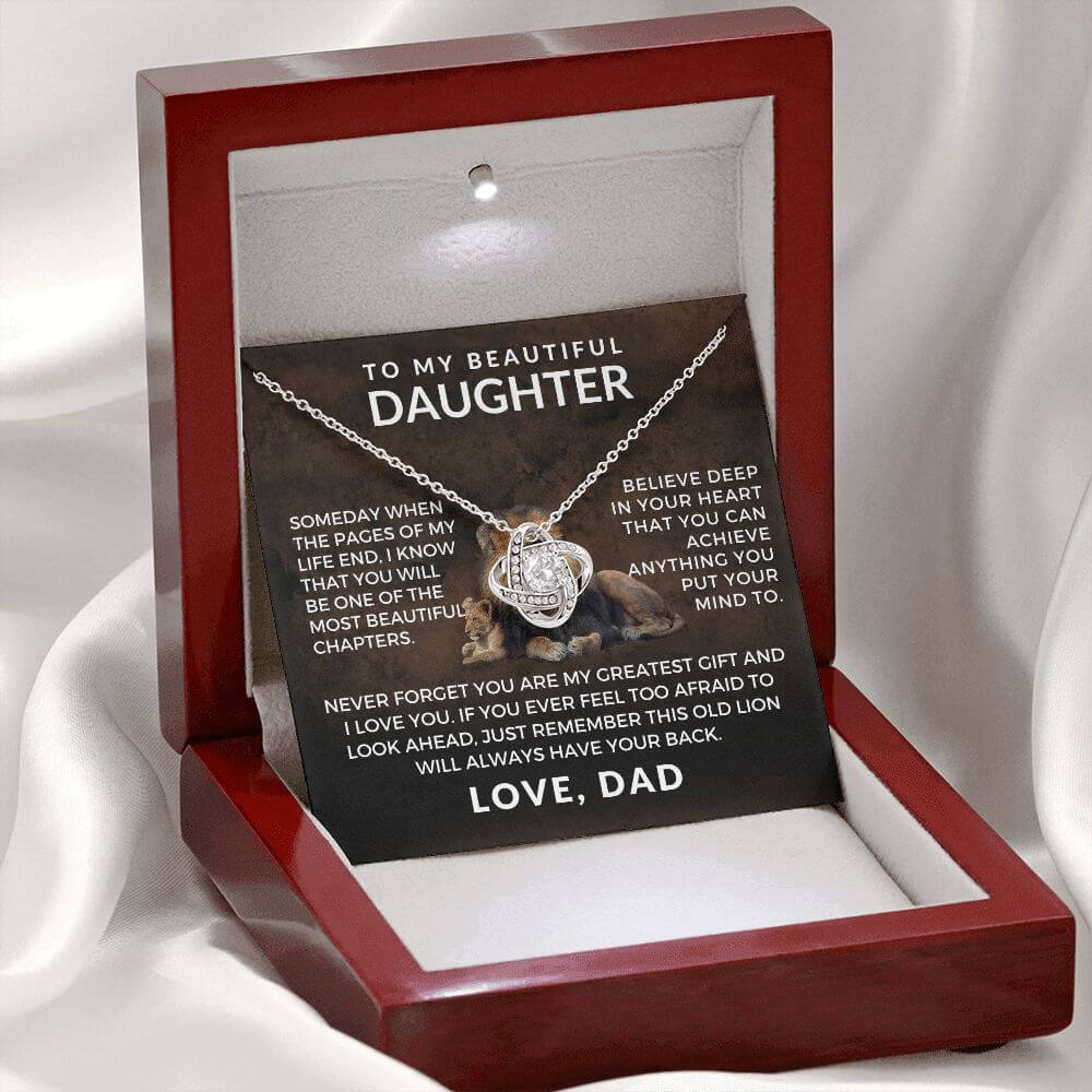 daughter necklace from dad