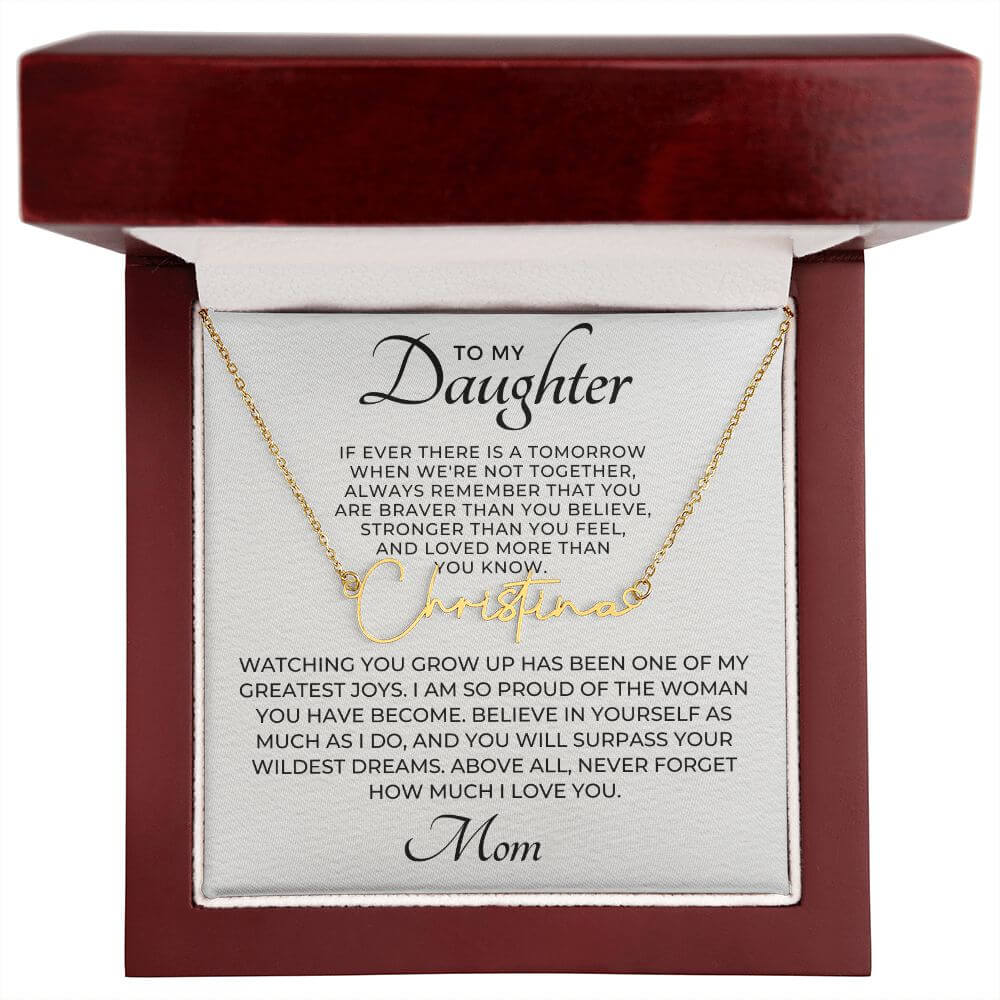 mother daughter necklace