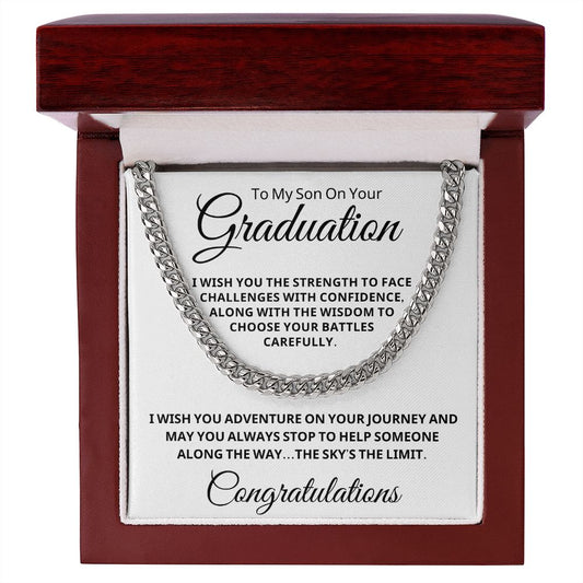 Graduation Gift For Him | Journey Cuban Link Chain 0848CT2