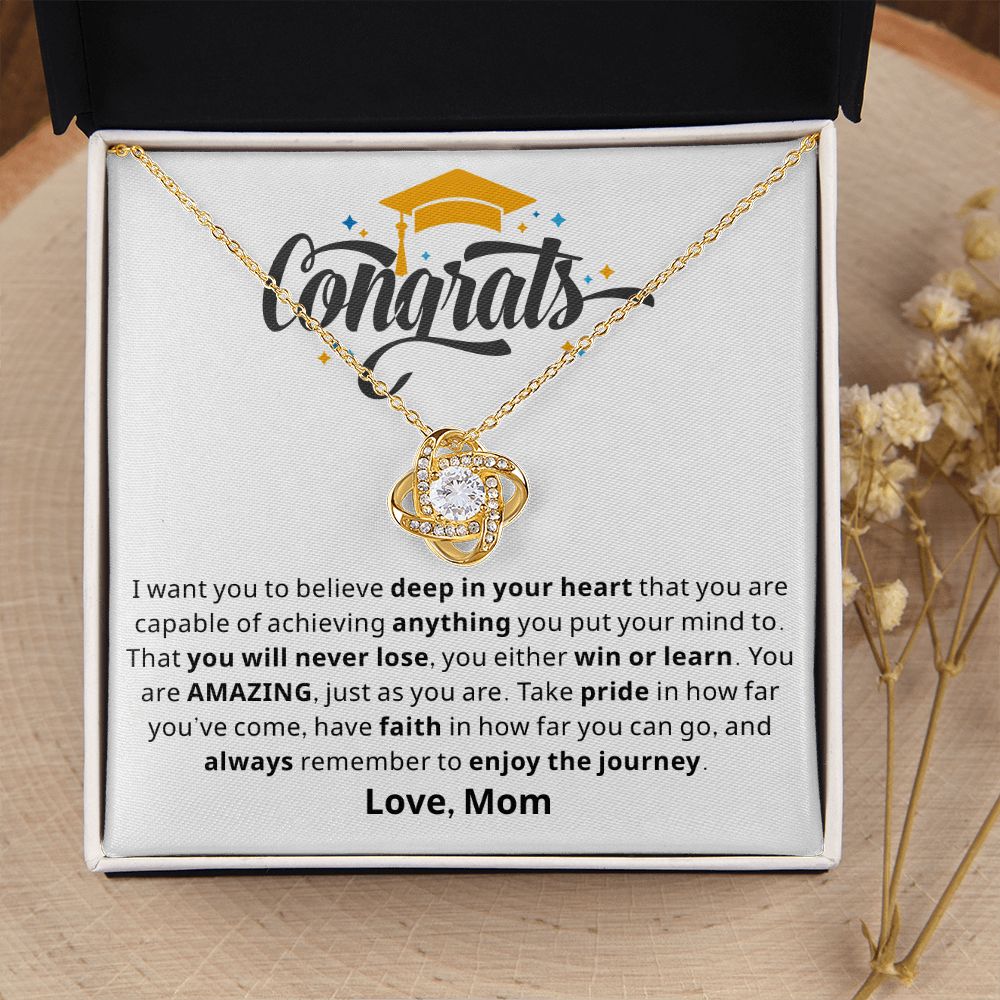 Graduation Gift For Her | Believe Necklace 0845LT2