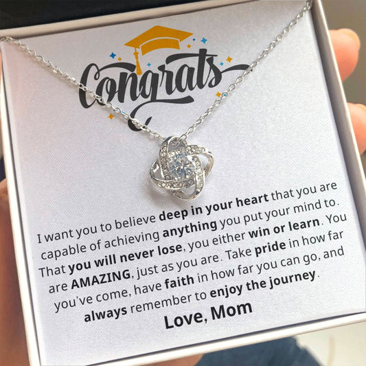 Graduation Gift For Her | Believe Necklace 0845LT2