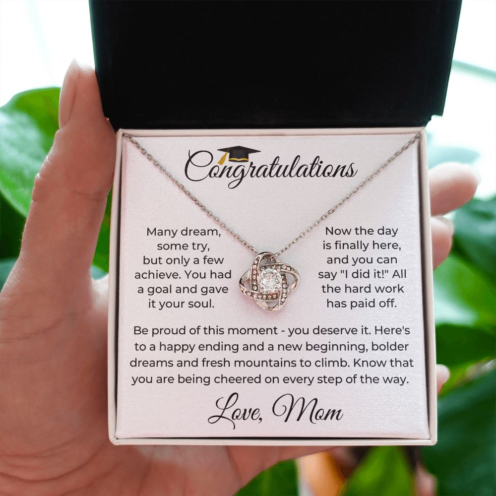 [ALMOST SOLD OUT] Graduation Gift For Her | Be Proud Necklace 0833LT1-NB