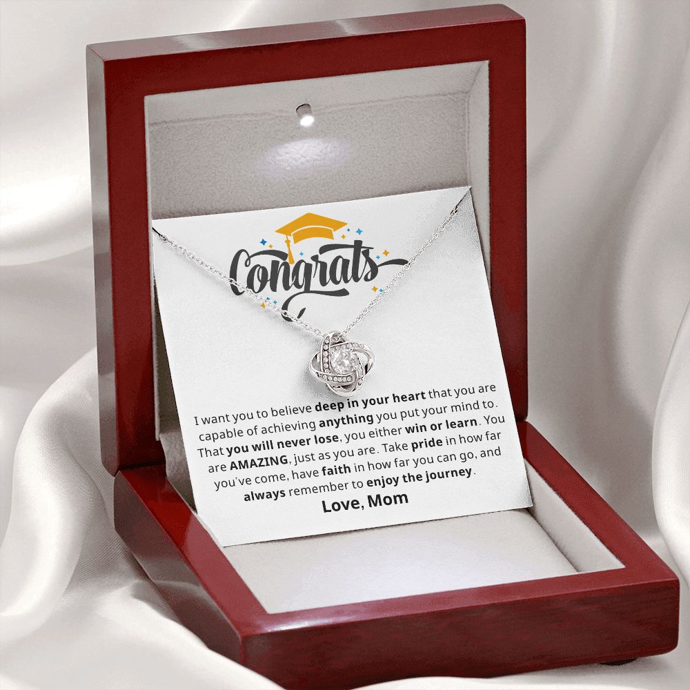 Graduation Gift For Her | Believe Necklace 0845LT2