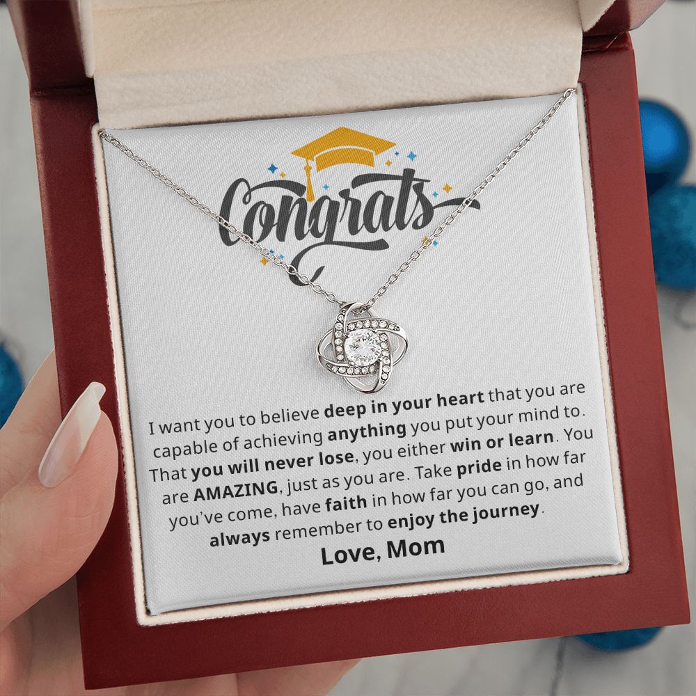 Graduation Gift For Her | Believe Necklace 0845LT2