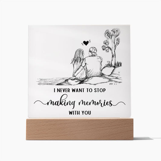 Anniversary Gift | With You Acrylic Plaque 011T5-ACS