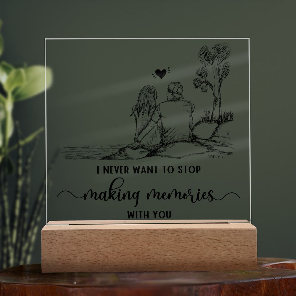 Anniversary Gift | With You Acrylic Plaque 011T5-ACS