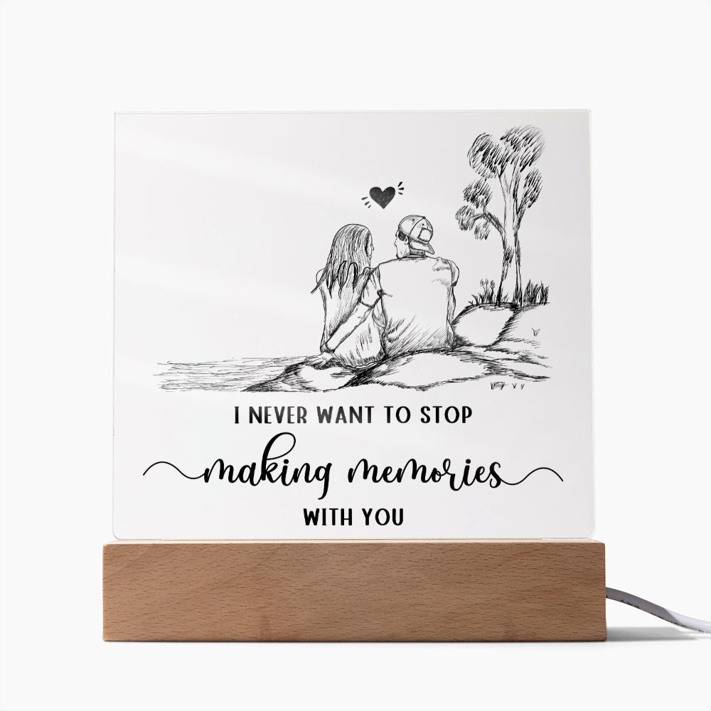 Anniversary Gift | With You Acrylic Plaque 011T5-ACS