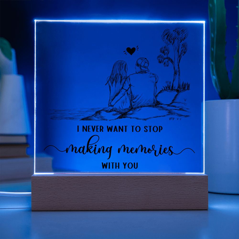 Anniversary Gift | With You Acrylic Plaque 011T5-ACS
