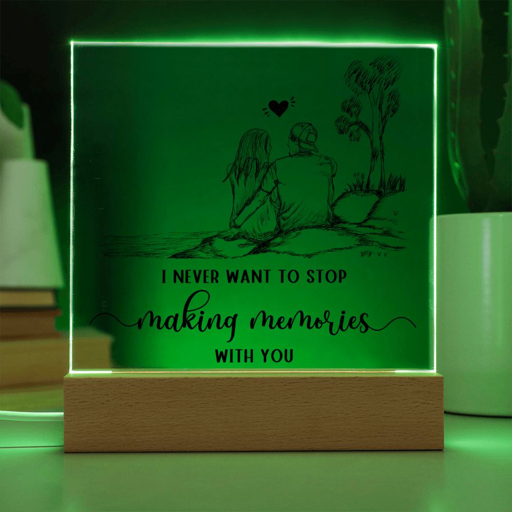 Anniversary Gift | With You Acrylic Plaque 011T5-ACS