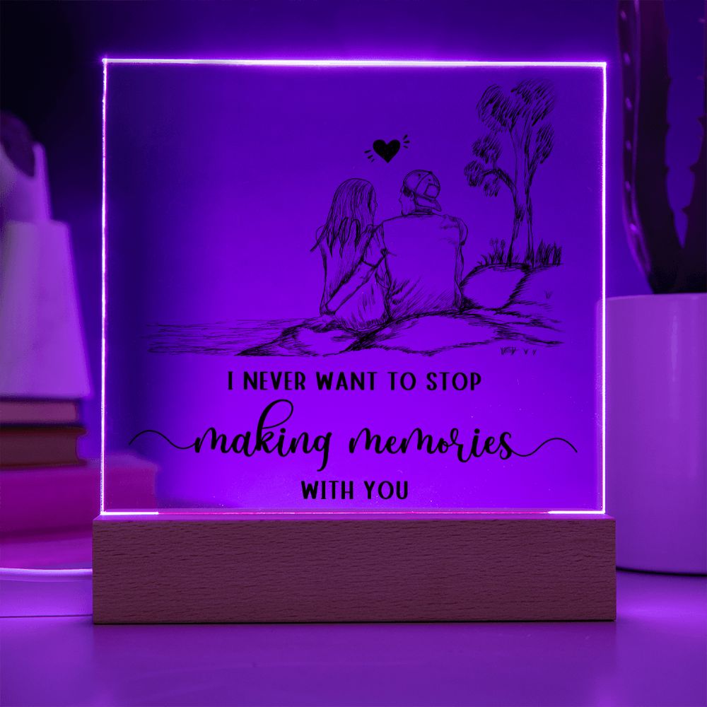 Anniversary Gift | With You Acrylic Plaque 011T5-ACS