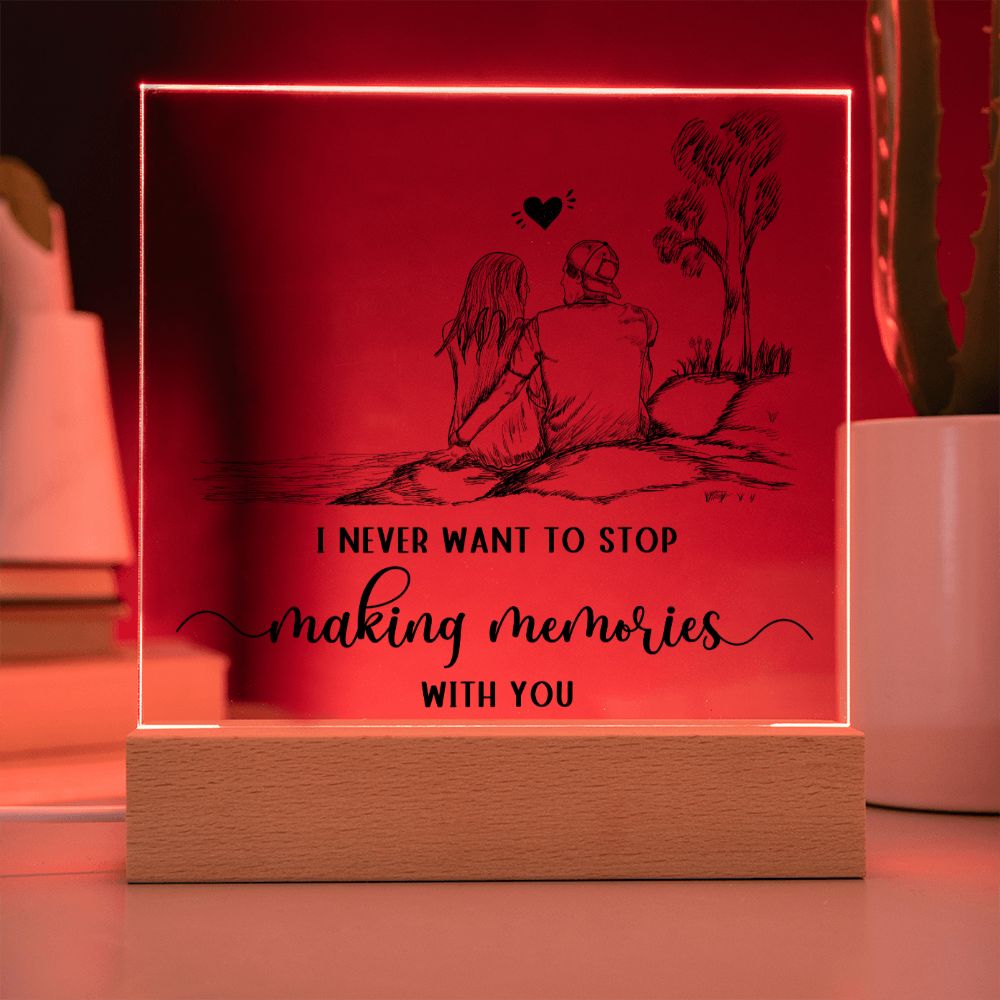 Anniversary Gift | With You Acrylic Plaque 011T5-ACS