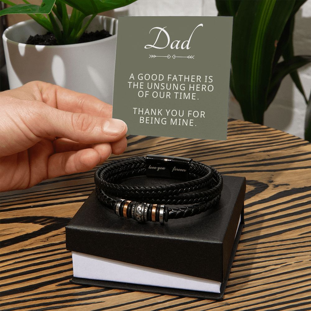 Gift For Dad | My Hero Men's Bracelet 0663BT10