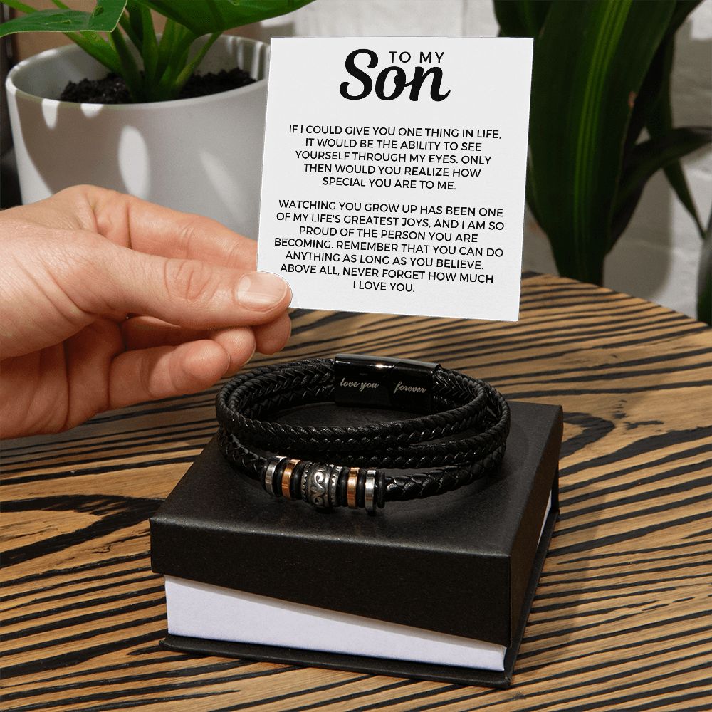 Gift For Son | One Thing Leather Bracelet 0593BT18