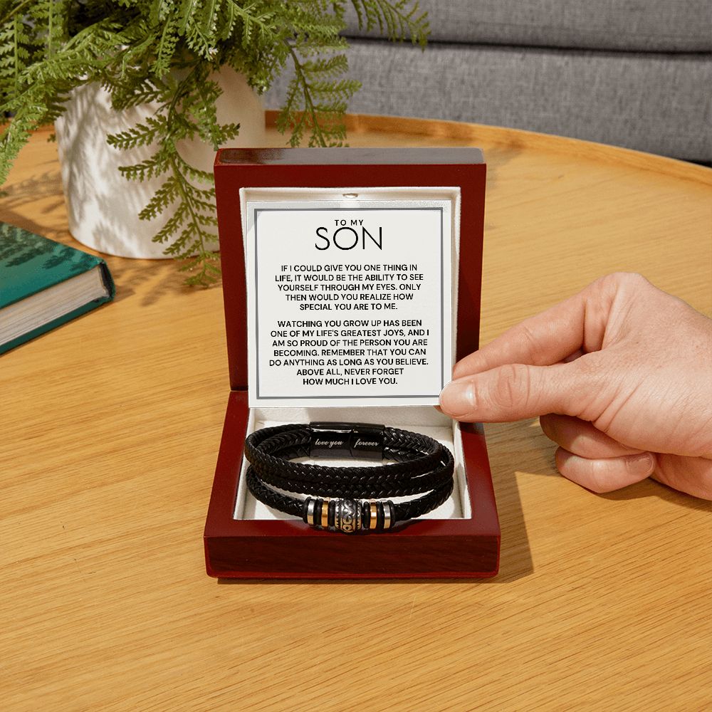 Gift For Son | One Thing Leather Bracelet 0593BT16