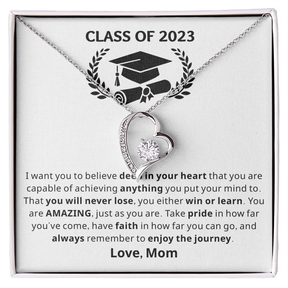 Graduation Gift For Her | Believe Necklace 0845FT1