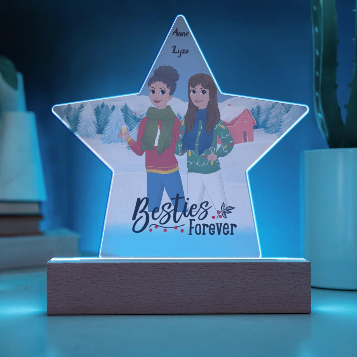Custom Acrylic Star Plaque | Gift for Best Friend BFF