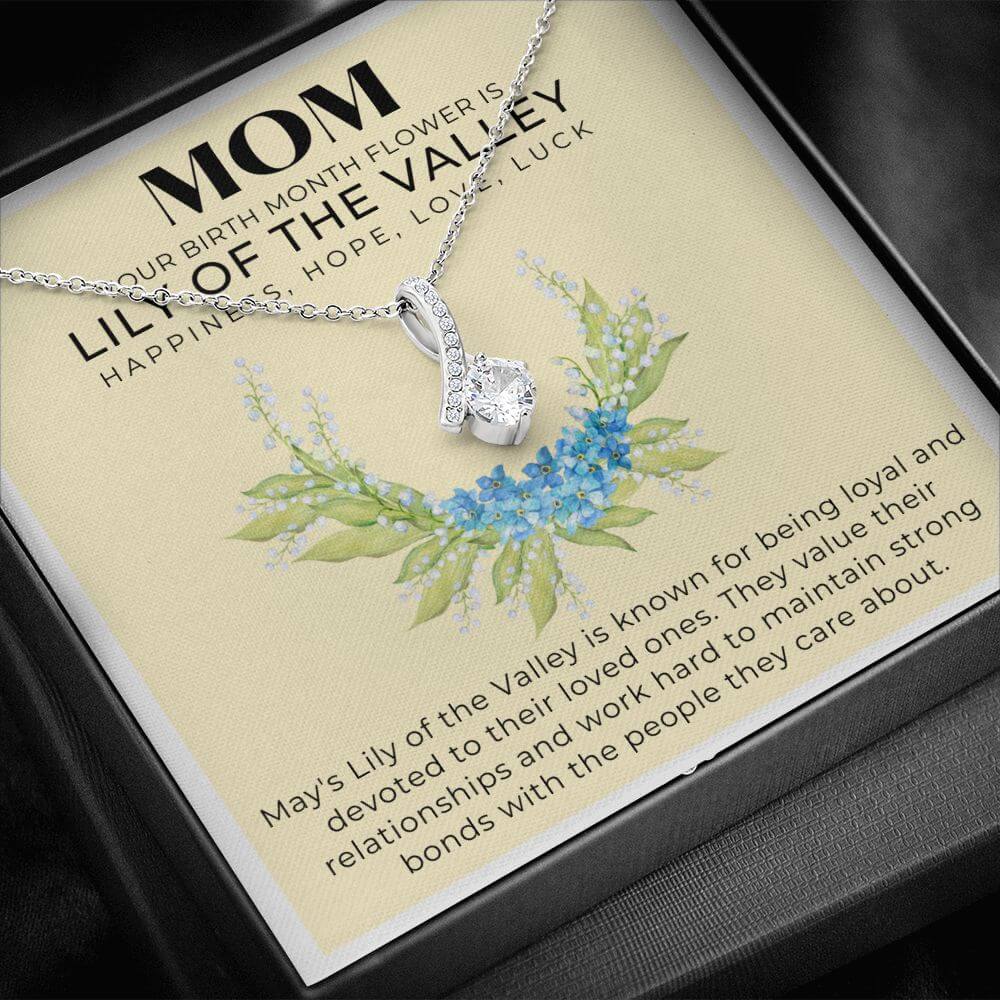 birth flower jewelry