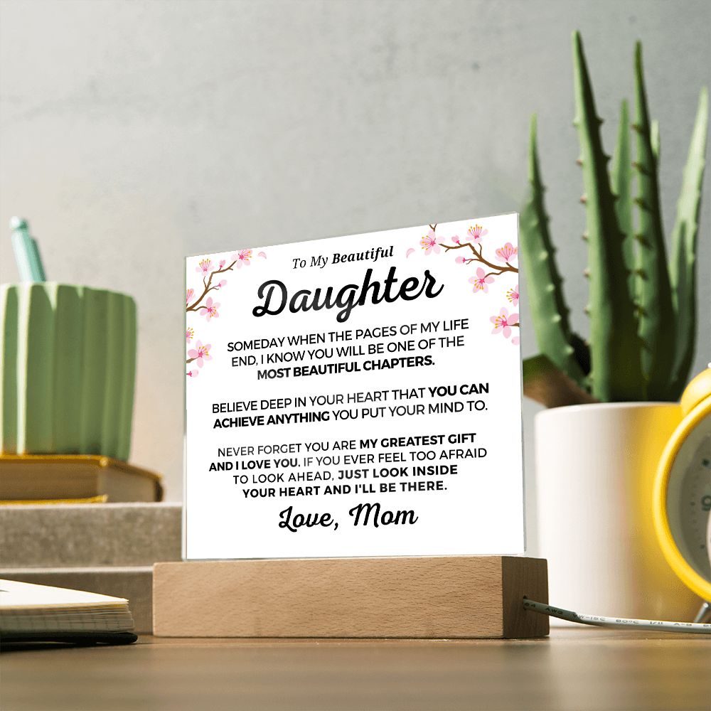 Gift for Daughter | Greatest Gift Acrylic Plaque 703M-ACS