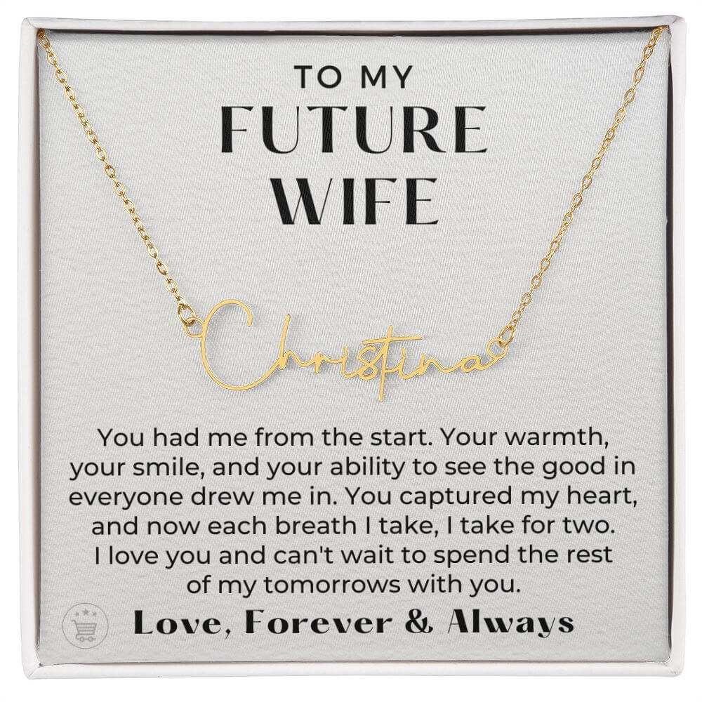 christmas gift for fiancee