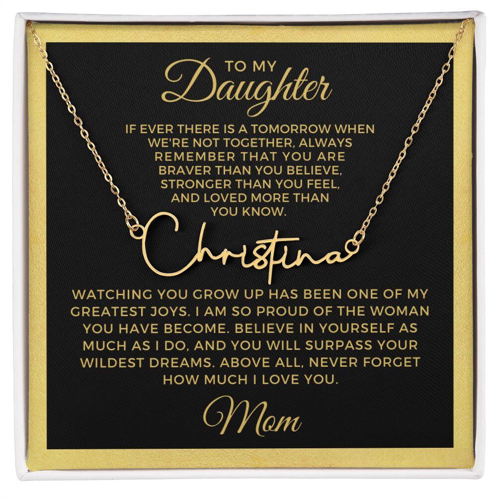 personalized name necklace
