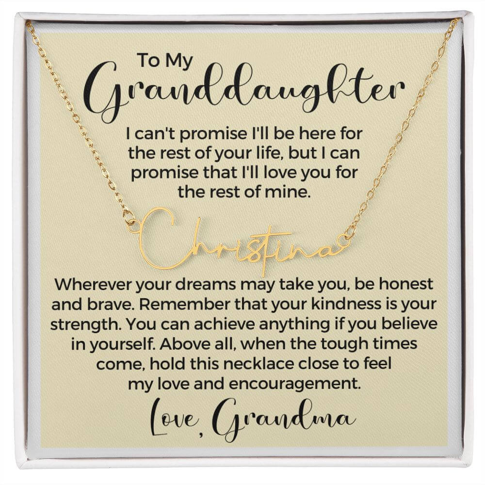 granddaughter gifts from grandma