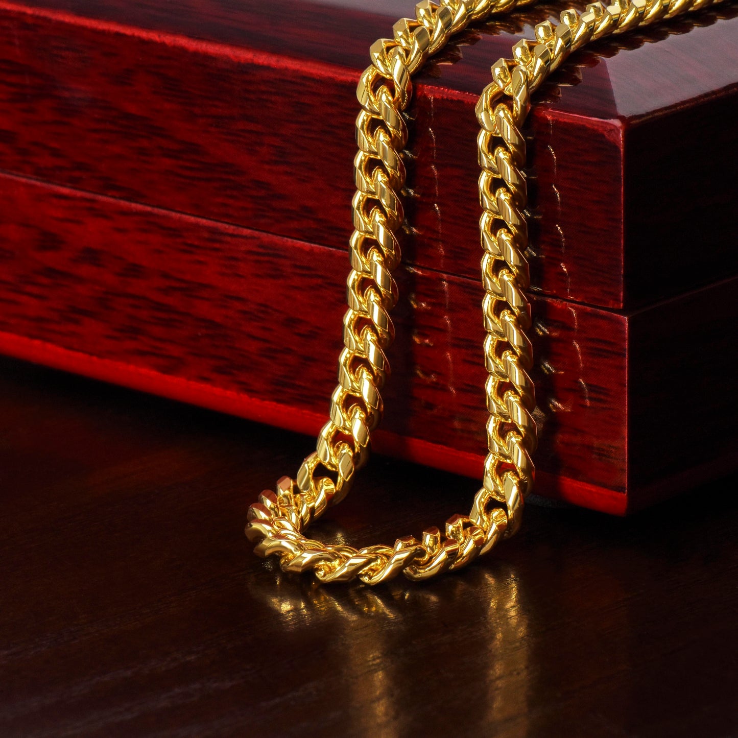 Graduation Gift For Him | Brightest Star Cuban Link Chain 0847CT1