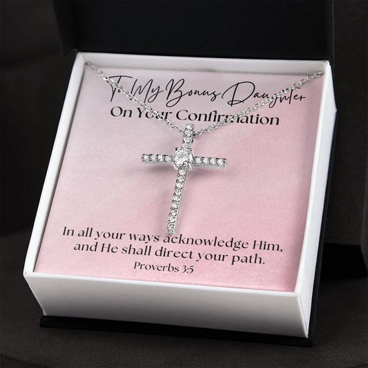 Confirmation Gift For Girl | Your Path Cross Necklace 0816CN