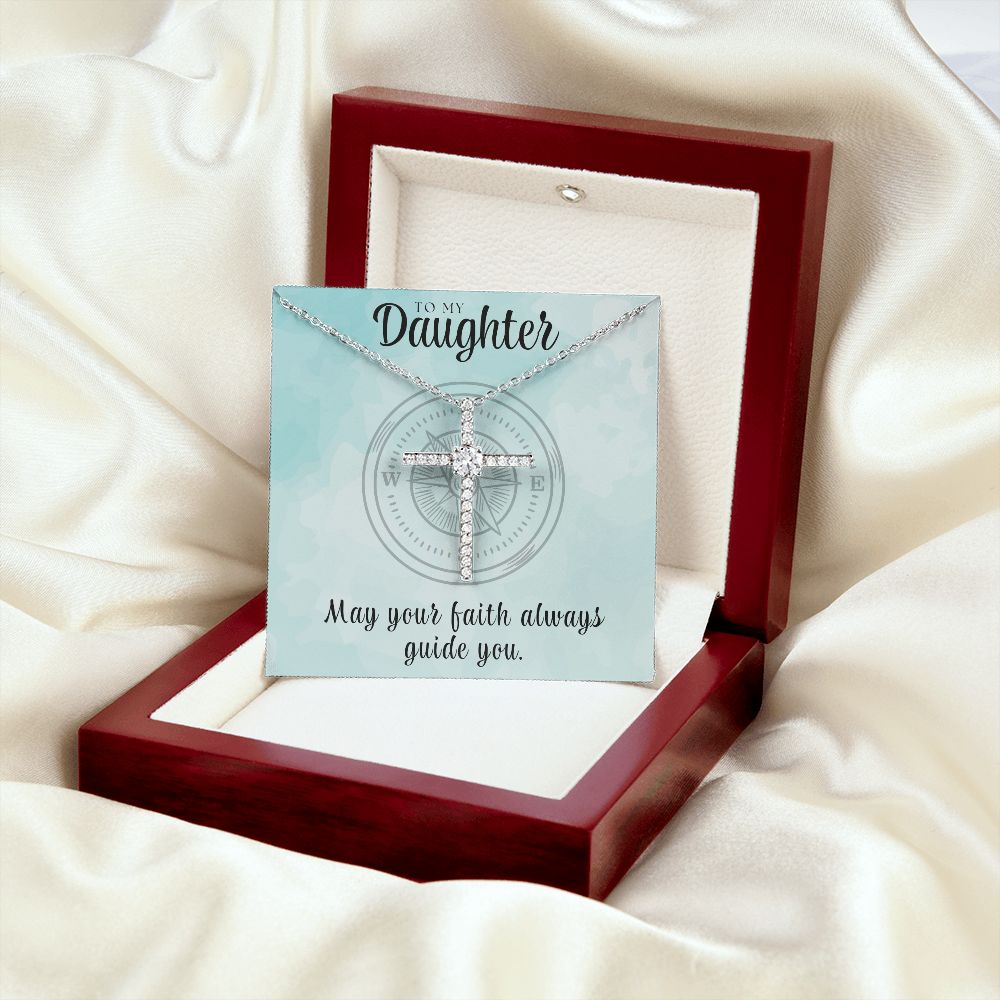 Christian Gift For Her | Faith Cross Necklace 0809CN