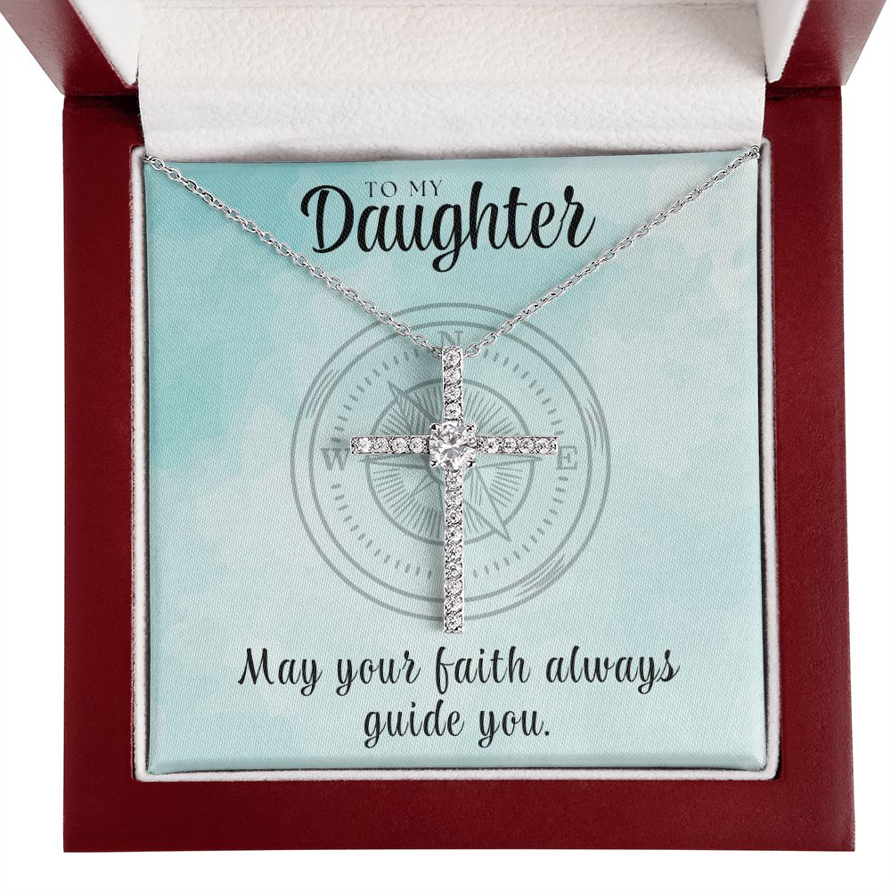 Christian Gift For Her | Faith Cross Necklace 0809CN