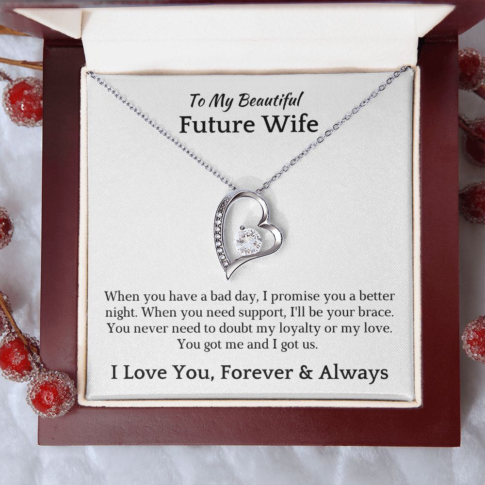 Future Wife, Mrs. Gift | I Love You Necklace 0733T1F